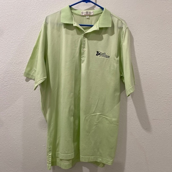 Fairway & Greene Other - Fairway and Greene Mint green, large, Trillium golf shirt